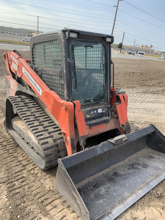 2019 Kubota SVL95-2S Cab/Heat/Air, Standard Tracks, Standard Flow, Hydraulic QC 80" HD w/ Smooth Cutting Edge