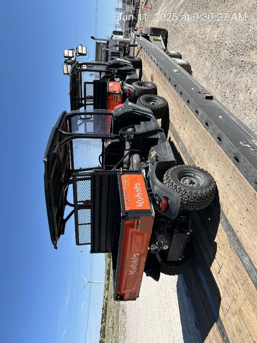 2021 Kubota RTV-X1140W-H Plastic Canopy, Windshield Acrylic Clear, LED Strobe Light, Wire Harness Kit, Back up Alarm
