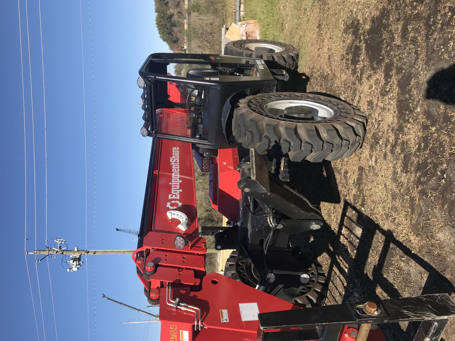 2020 Manitou MTA10055 Canopy, 120 HP, Solid Tires, Work Lights, Lift Hook, Auxiliary Hydraulics w/66" Carriage and 60" Forks