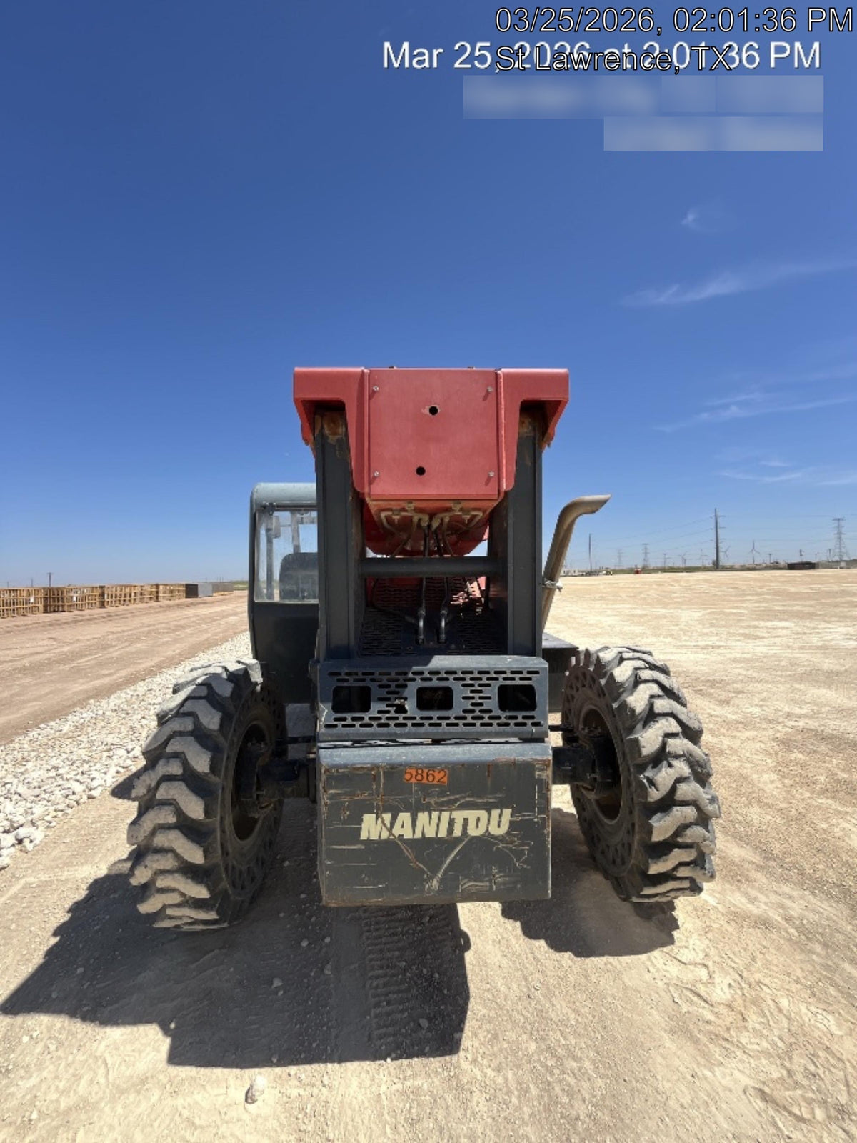 2018 Manitou 12042 Manitou MTA 12042, Solid Tires, 66" Carriage, Open ROPS, Flashing Beacon and Work Light Package