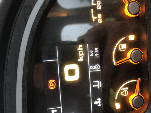 2020 JCB 510-56 Cab/Heat/Air, 74 HP, Solid Tires, STD Worklight, Beacon, Aux Hydraulics, Lifting Eye, Back up Alarm w/66" Carriage/60" Forks