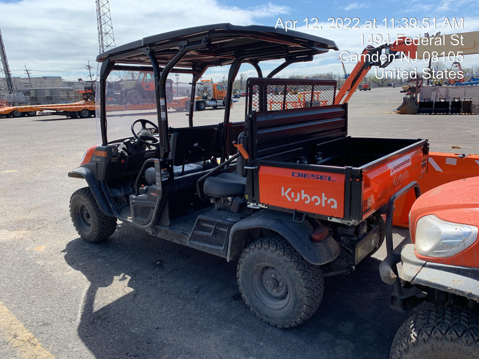 2022 Kubota RTV-X1140W-H Plastic Canopy, Windshield Acrylic Clear, LED Strobe Light, Wire Harness Kit, Back up Alarm