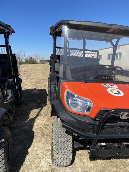 2022 Kubota RTV-X1140W-H Plastic Canopy, Windshield Acrylic Clear, LED Strobe Light, Wire Harness Kit, Back up Alarm