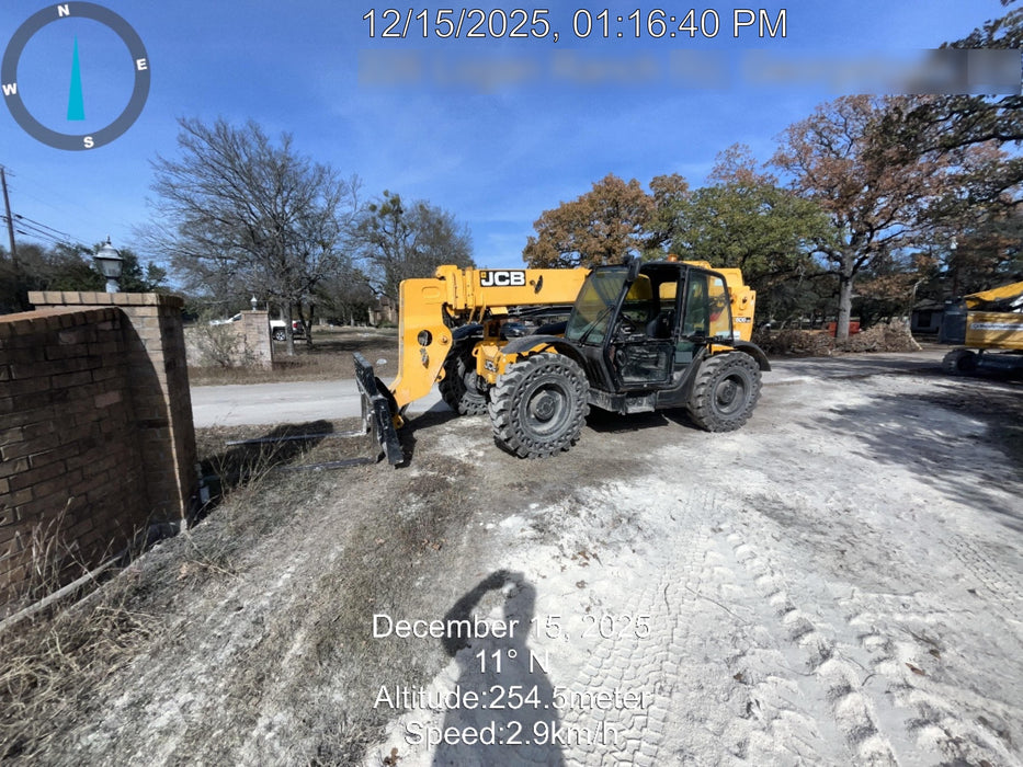 2019 JCB 509-42 JCB 509-42 Enclosed Cab, 74 HP, Solid Tires, Worklights, Beacon, Aux Hydraulics, Lifting Eye, 60" Carriage/60" Forks