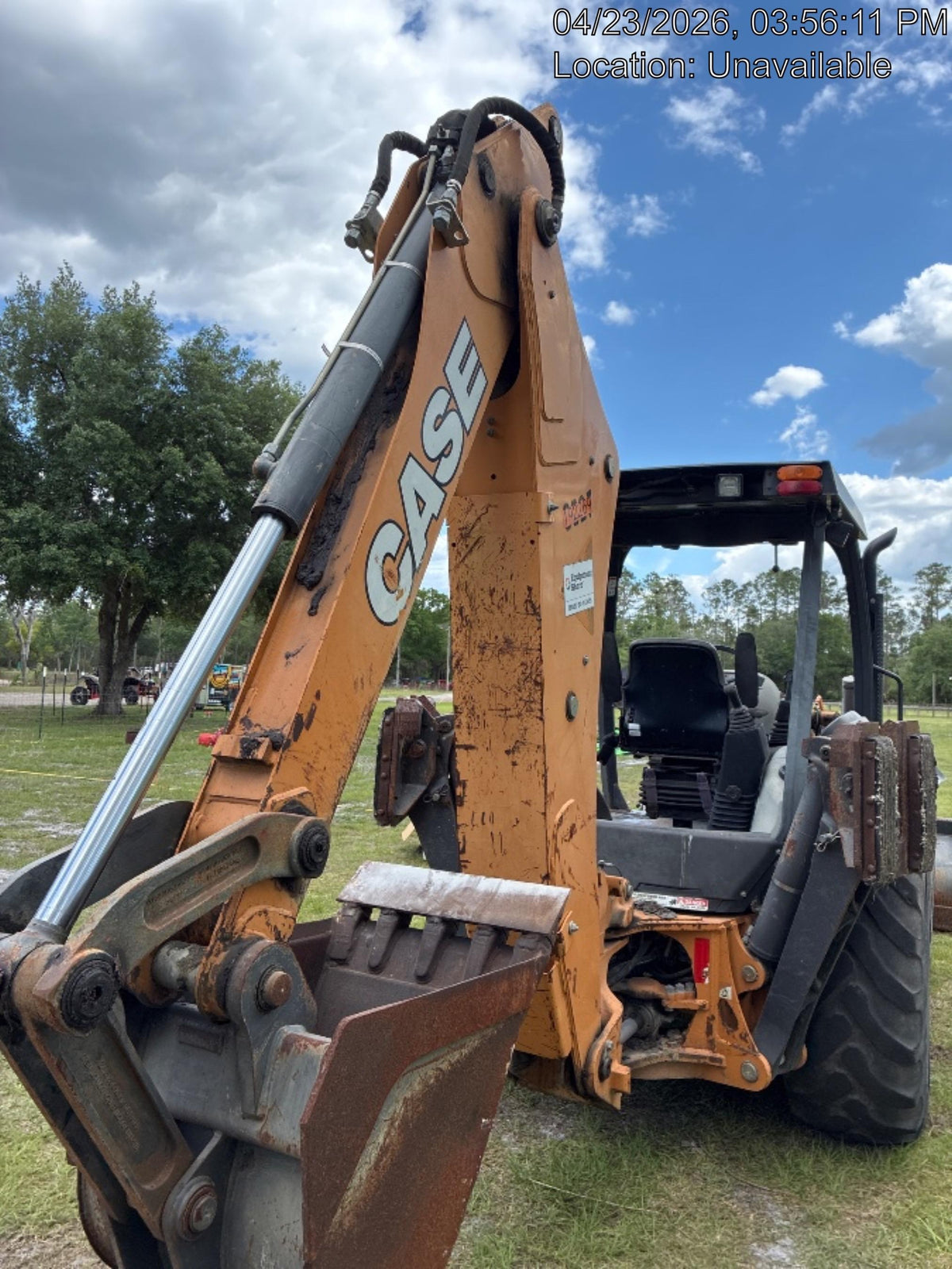 2018 Case 580N STANDARD HOE, ROPS, PILOT CONTROLS, AUX HYD