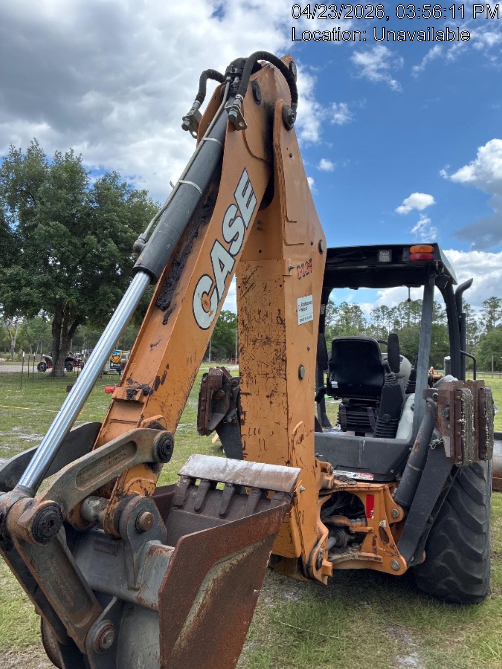 2018 Case 580N STANDARD HOE, ROPS, PILOT CONTROLS, AUX HYD