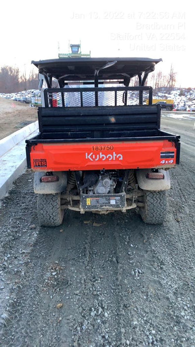 Kubota RTV-X1140W-H Plastic Canopy, Windshield Acrylic Clear, LED Strobe Light, Wire Harness Kit, Back up Alarm