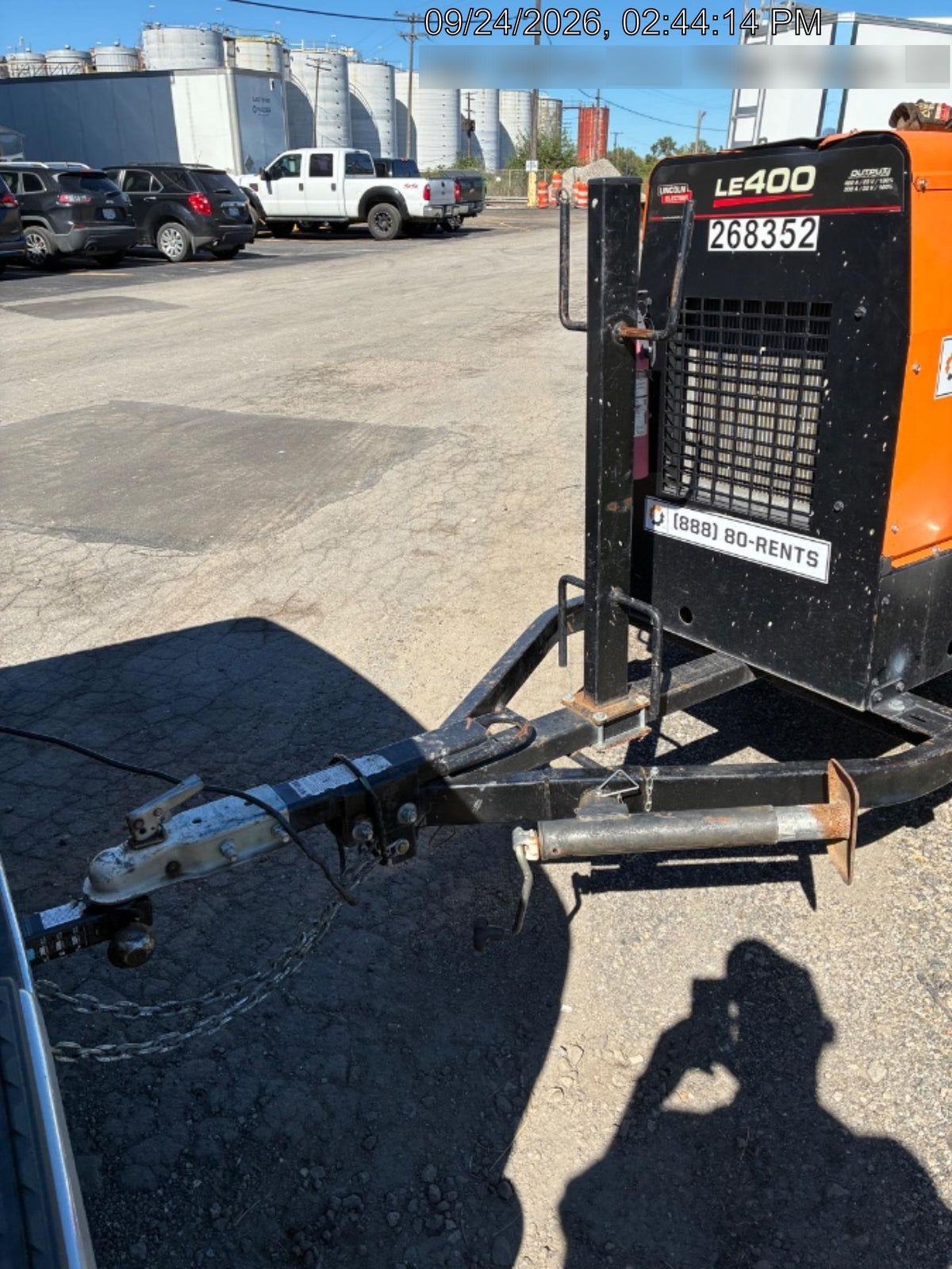 2022 Lincoln Electric LE400 Kubota V1505, Trlr, Cable Rack, Light Kit, ES Decals, T3