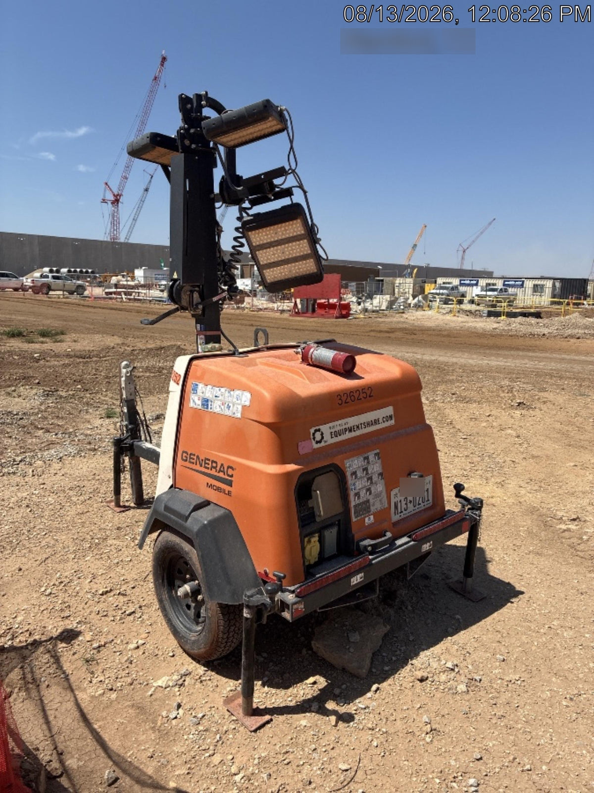2023 Generac MLT2 Diesel, Flex Switch 120V Input, Powerzone Controller, (4) 320W LED Lights, 4kW Generator, 39.9 Gal Fuel Tank, 2" Ball, T3