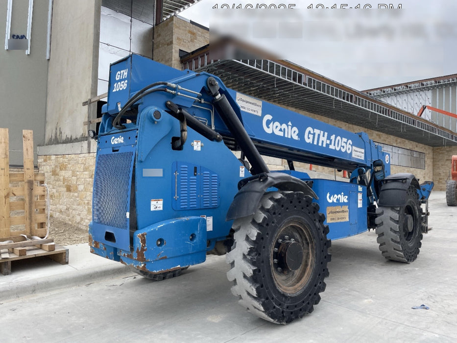 2018 Genie GTH-1056 Genie GTH-1056 w/ROPS, Work Lights, Solid Tires, RH Cab Mesh, Beacon, 60" Carriage and Forks