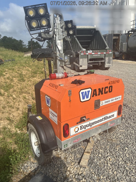 2024 Wanco WLTT-4MM4K Diesel, Deep Sea Controller, Shore Power Plug, Auto Start, (4) 350W LED Floodlights, 4kW Generator, 60 Gal Fuel Tank, 2" Ball, T3