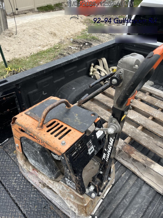 2023 Multiquip MVH158 Honda GX200, 17" Plate, Gas