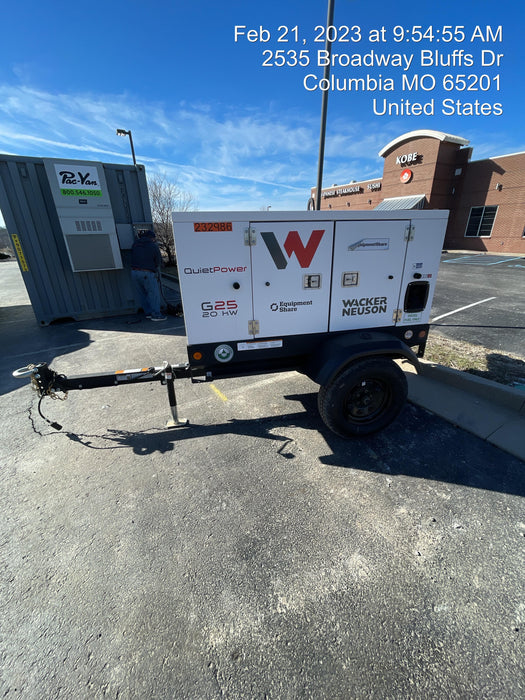 2022 WACKER NEUSON G25