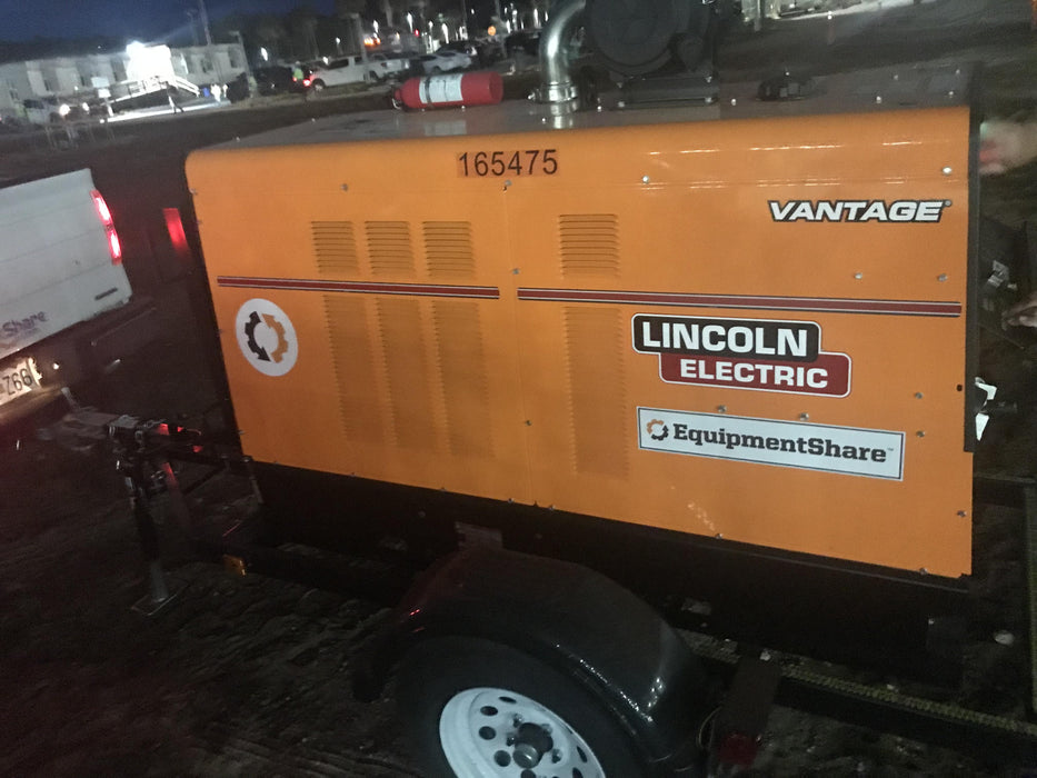 2021 Lincoln Electric Vantage 549X Ready Pak 3, ORANGE (includes trailer, cable rack, fender light kit)