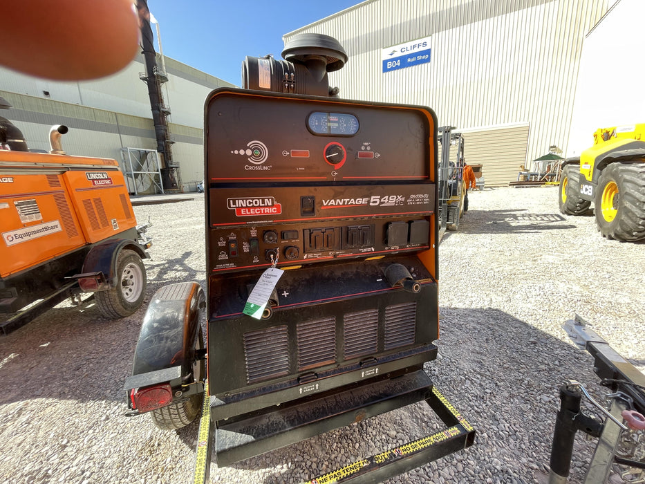 2021 Lincoln Electric Vantage 549X Ready Pak 3, ORANGE (includes trailer, cable rack, fender light kit)