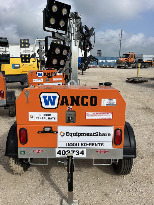 2024 Wanco WLTT-4MM4K Diesel, Deep Sea Controller, Shore Power Plug, Auto Start, (4) 350W LED Floodlights, 4kW Generator, 60 Gal Fuel Tank, 2" Ball, T3