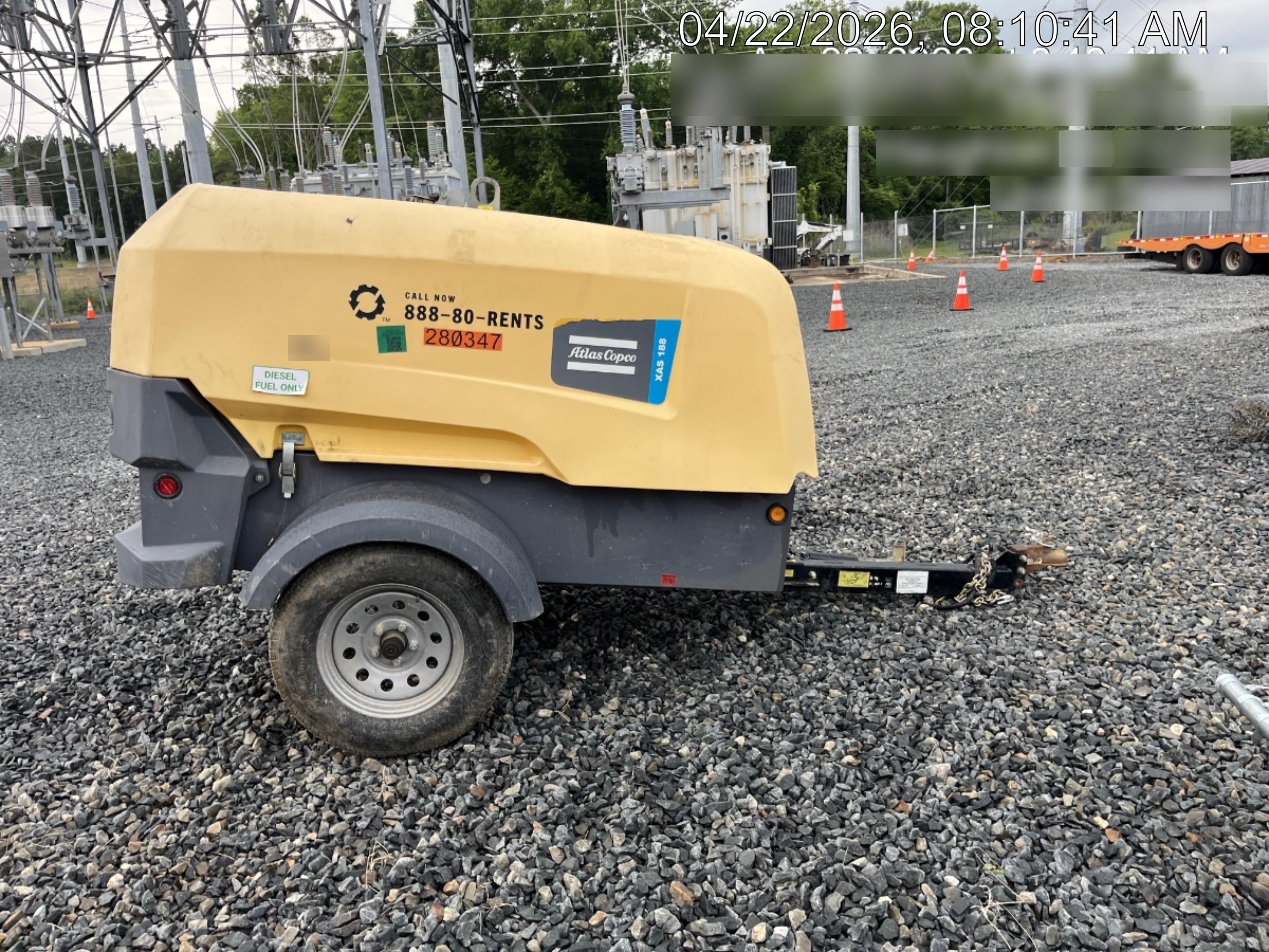 2022 ATLAS COPCO XAS188 CWK