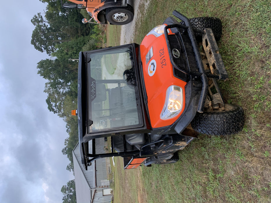 Kubota RTV-X1140W-H 4wd Utility Cart, LED Strobe, Windshield Tempered Glass, Pastic Canopy, Wire Harness Kit, Backup Alarm