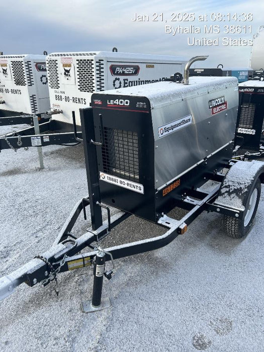 2024 Lincoln Electric LE400 Kubota V1505, Trlr, Cable Rack, Light Kit, ES Decals, T3