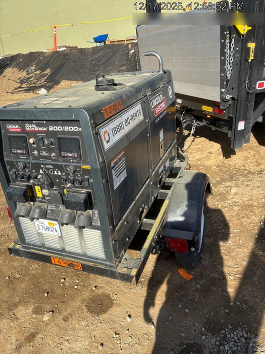 2021 Lincoln Electric Dual Maverick 200/200X Ready Pak 3 (includes trailer, cable rack, fender light kit)