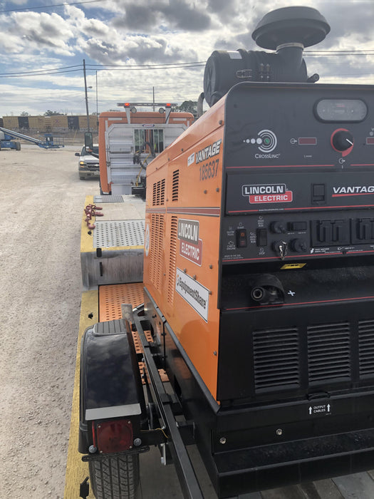 2021 Lincoln Electric Vantage 549X Ready Pak 3, ORANGE (includes trailer, cable rack, fender light kit)