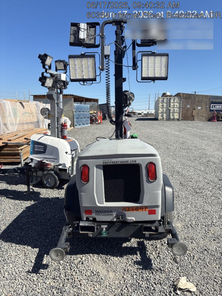 2024 Wacker Neuson LTT4 Diesel, Kohler KDW702, Deep Sea Controller, Auto Start, LED 320W, Bypass Outlet, T3