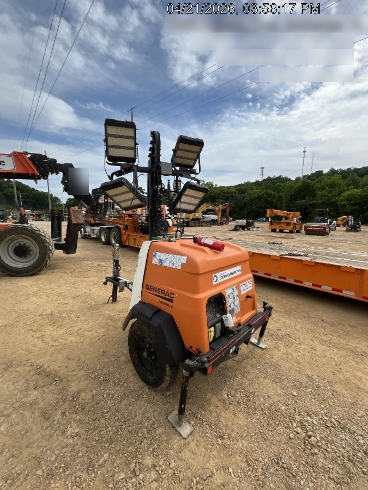 2023 Generac MLT2 Diesel, Flex Switch 120V Input, Powerzone Controller, (4) 320W LED Lights, 4kW Generator, 39.9 Gal Fuel Tank, 2" Ball, T3
