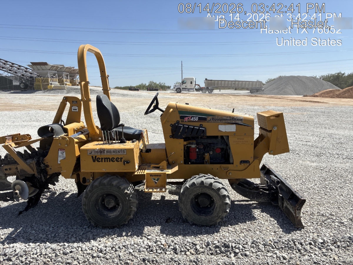 2019 VERMEER RTX450