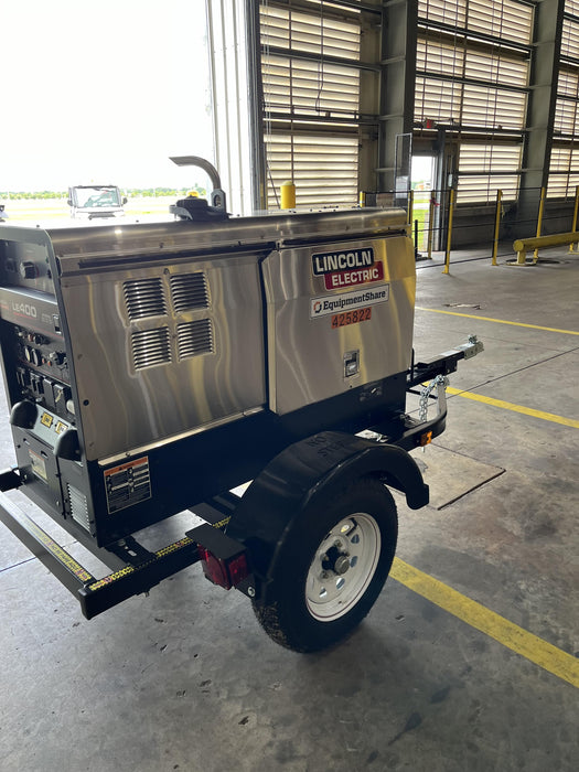 2024 Lincoln Electric LE400 Kubota V1505, Trlr, Cable Rack, Light Kit, ES Decals, T3