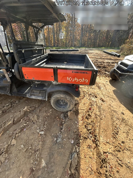2021 Kubota RTV-X1140W-H Plastic Canopy, Windshield Acrylic Clear, LED Strobe Light, Wire Harness Kit, Back up Alarm