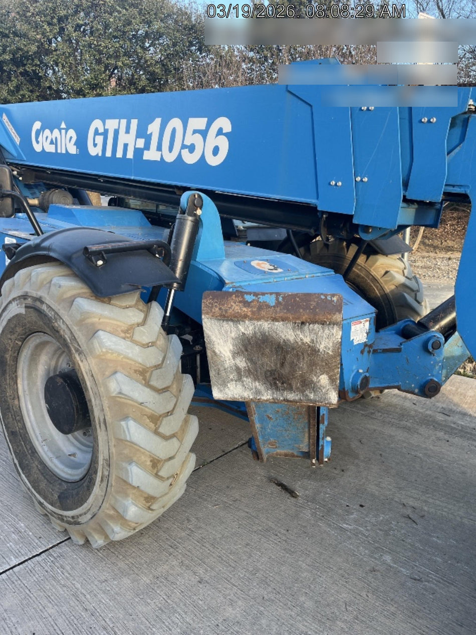 2018 Genie GTH-1056 Genie GTH-1056 w/CAB, Solid Tires, Work Lights, 60" carriage/forks, cab mesh, beacon