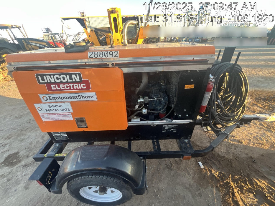 2023 Lincoln Electric LE400 Kubota V1505, Trlr, Cable Rack, Light Kit, ES Decals, T3