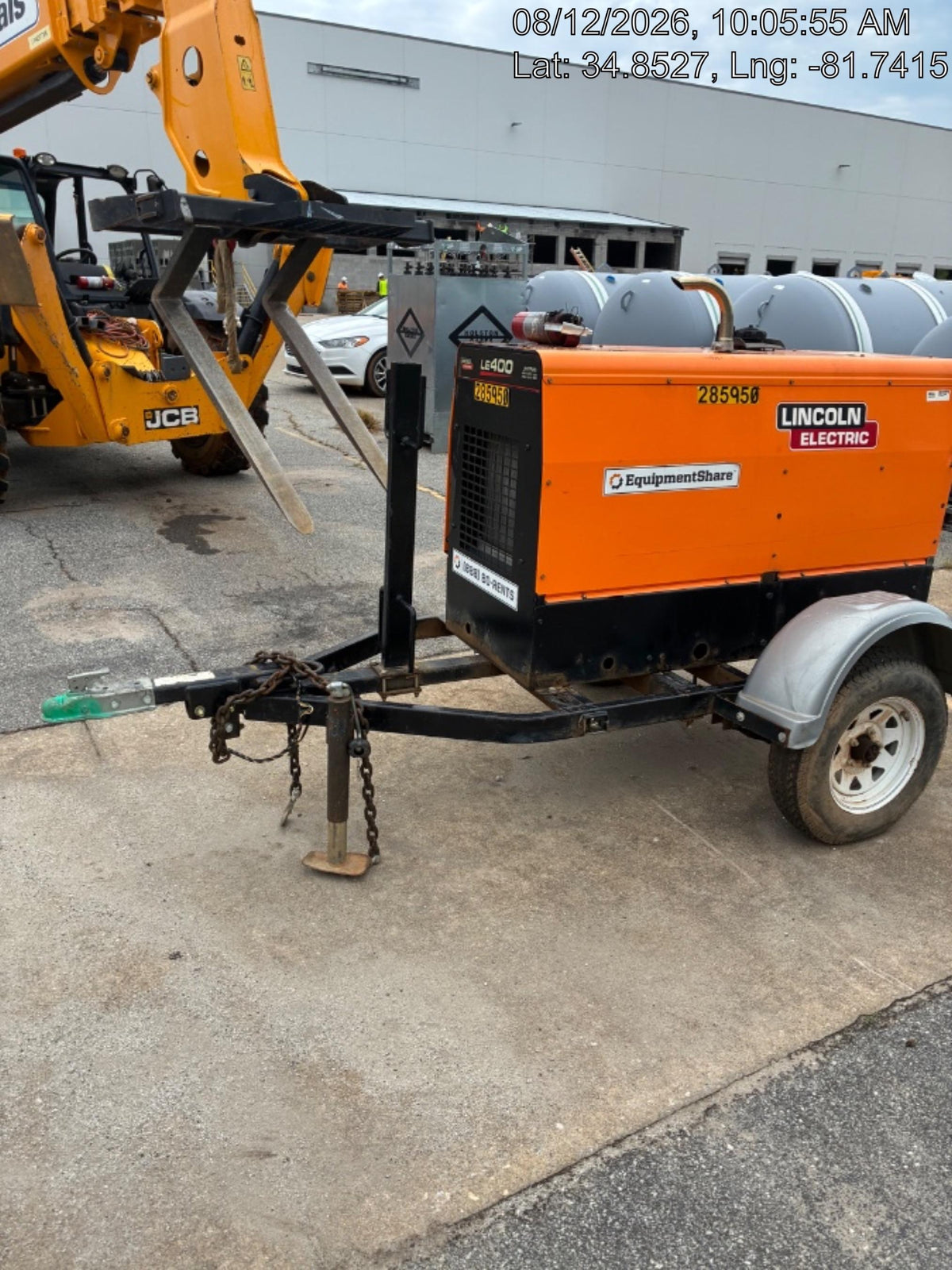 2022 Lincoln Electric LE400 Kubota V1505, Trlr, Cable Rack, Light Kit, ES Decals, T3