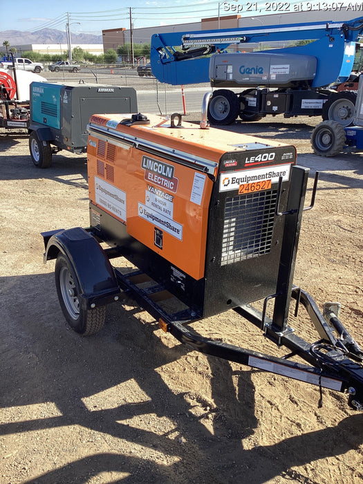 2022 Lincoln Electric LE400 Kubota V1505, Trlr, Cable Rack, Light Kit, ES Decals, T3