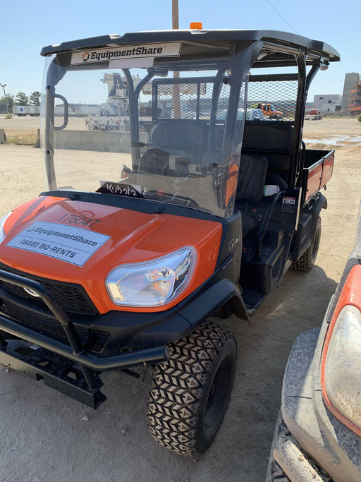 2021 Kubota RTV-X1140W-H Plastic Canopy, Windshield Acrylic Clear, LED Strobe Light, Wire Harness Kit, Back up Alarm