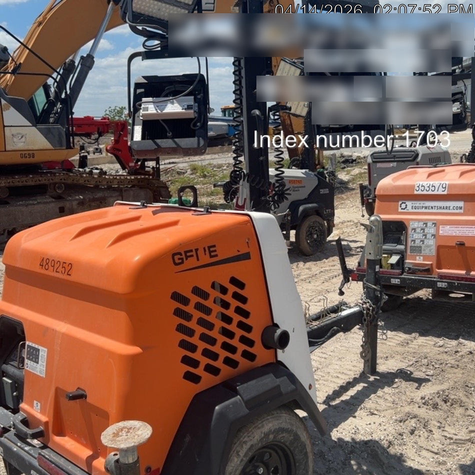 2023 Generac MLT2 Diesel, Flex Switch 120V Input, Powerzone Controller, 
(4) 320W LED Lights, 4kW Generator, 39.9 Gal Fuel Tank, 2" Ball, T3