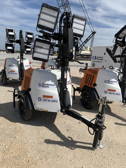 2023 Generac MLT2 Diesel, Flex Switch 120V Input, Powerzone Controller, 
(4) 320W LED Lights, 4kW Generator, 39.9 Gal Fuel Tank, 2" Ball, T3