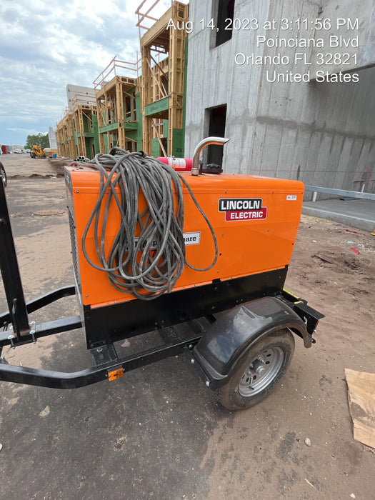 2022 Lincoln Electric LE400 Kubota V1505, Trlr, Cable Rack, Light Kit, ES Decals, T3