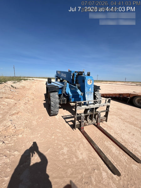 2018 Genie GTH-636 Genie GTH-636 w/Open ROPS, Solid Tires, Work Light/Beacon, 48" Carriage and Forks
