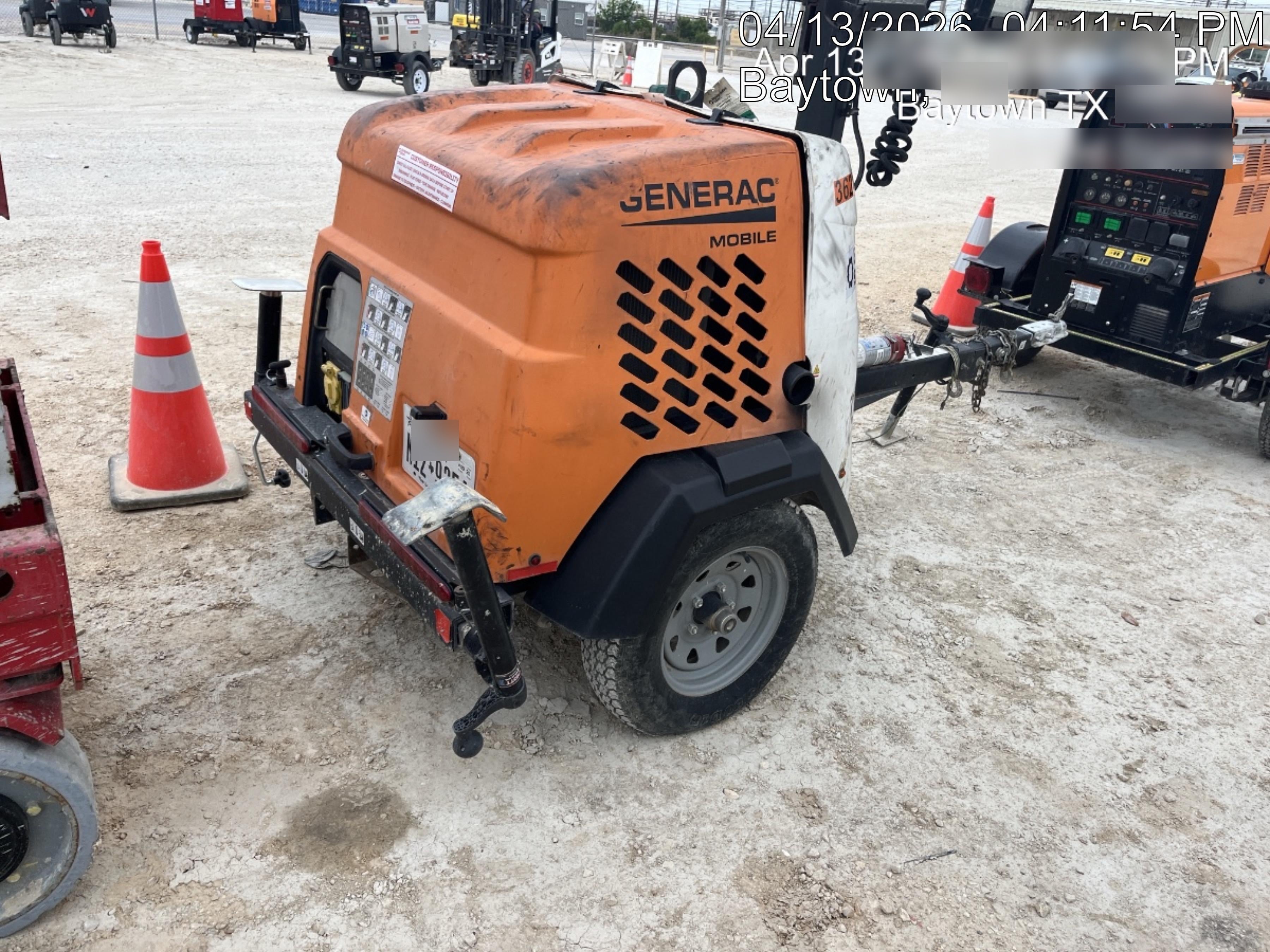 2023 Generac MLT2 Diesel, Flex Switch 120V Input, Powerzone Controller, 
(4) 320W LED Lights, 4kW Generator, 39.9 Gal Fuel Tank, 2" Ball, T3