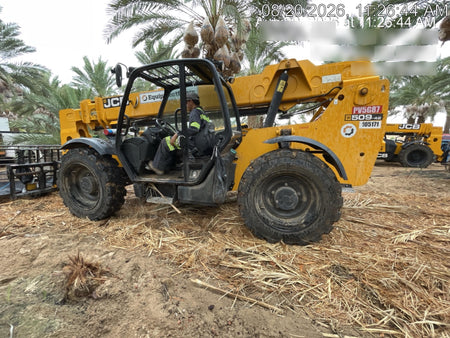 2020 JCB 509-42 Canopy, Solid Tires, Work Lights, Beacon, Aux Hydraulics, Back up Alarm, Lifting Eye, ES Decals