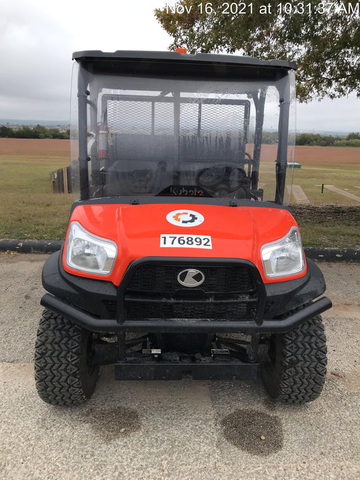 2021 Kubota RTV-X1140W-H Plastic Canopy, Windshield Acrylic Clear, LED Strobe Light, Wire Harness Kit, Back up Alarm