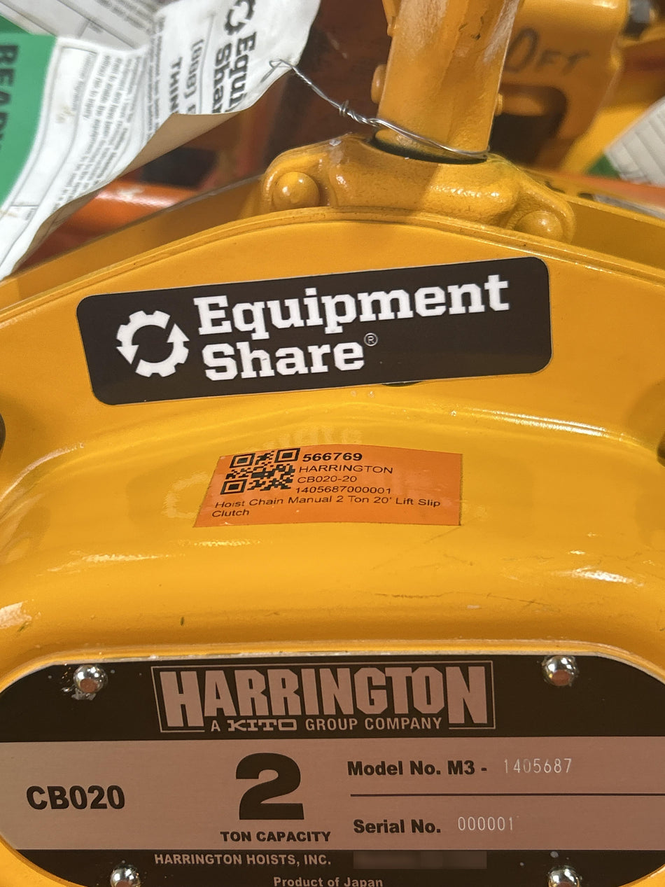 2025 HARRINGTON CB020-20