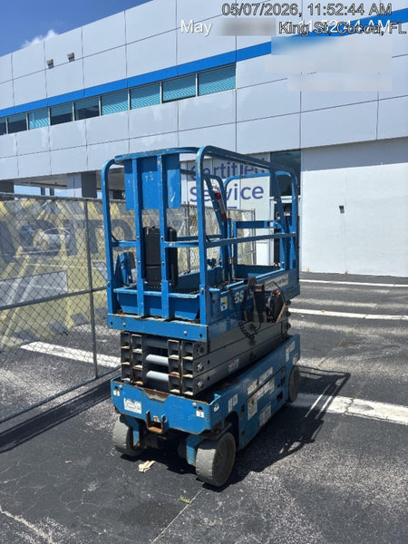 2020 Genie GS-1930 Solid Non Marking Tires, Beacon, Folding rails with half height swing gate