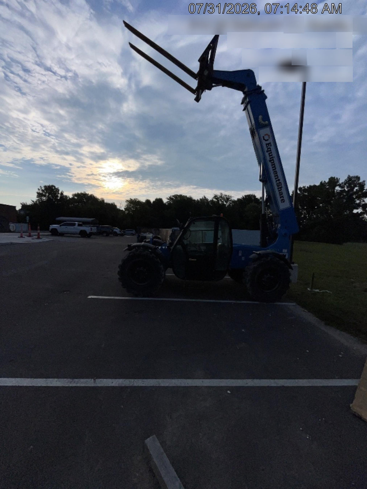2020 Genie GTH-636 Cab/Heat/Air, Solid Tires, Work Lights, Beacon, Aux Hydraulics, Back up Alarm