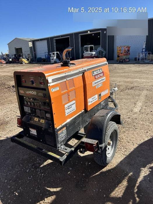 2023 Lincoln Electric LE400 Kubota V1505, Trlr, Cable Rack, Light Kit, ES Decals, T3