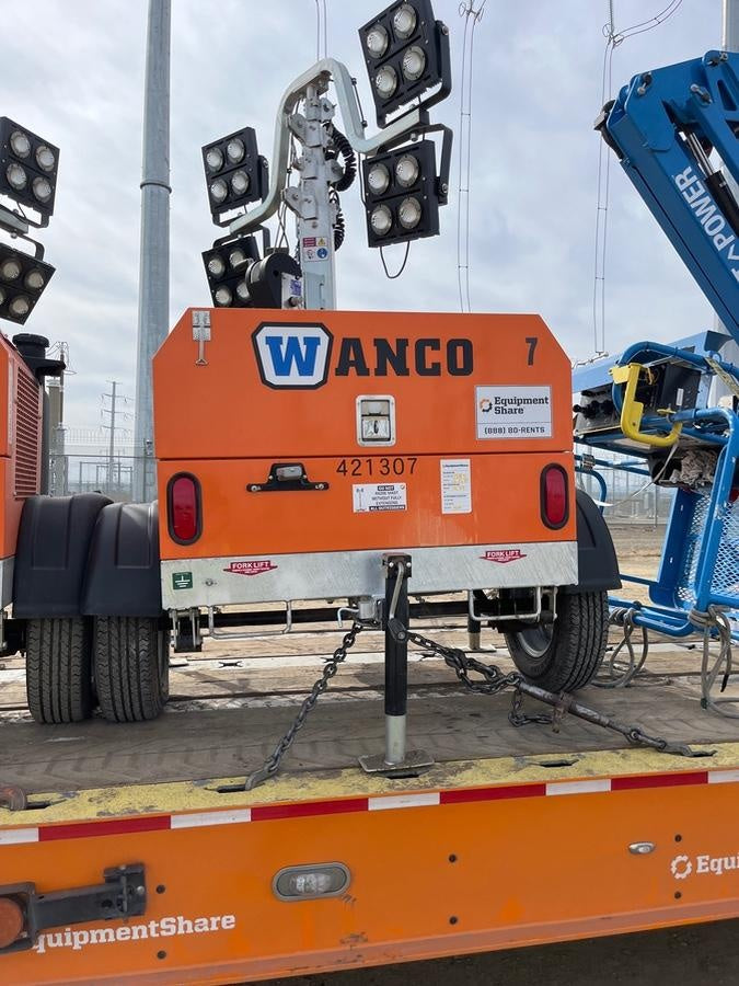 2024 Wanco WLTT-4MM4K Diesel, Deep Sea Controller, Shore Power Plug, Auto Start, (4) 350W LED Floodlights, 4kW Generator, 60 Gal Fuel Tank, 2" Ball, T3