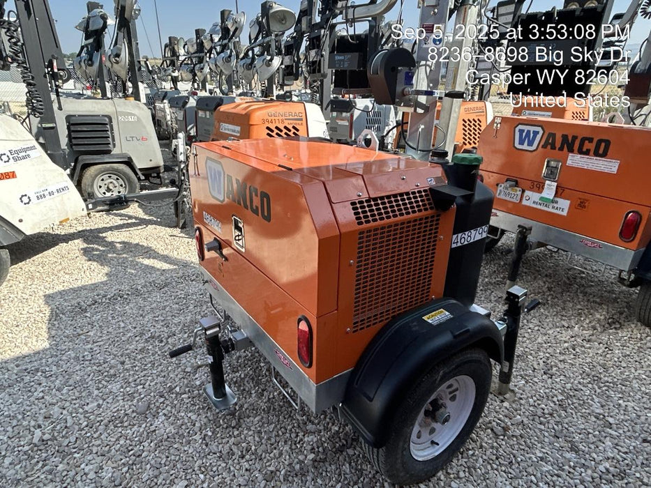 2024 Wanco WLTT-4MM4K Diesel, Deep Sea Controller, Shore Power Plug, Auto Start, (4) 350W LED Floodlights, 4kW Generator, 60 Gal Fuel Tank, 2" Ball, T3
