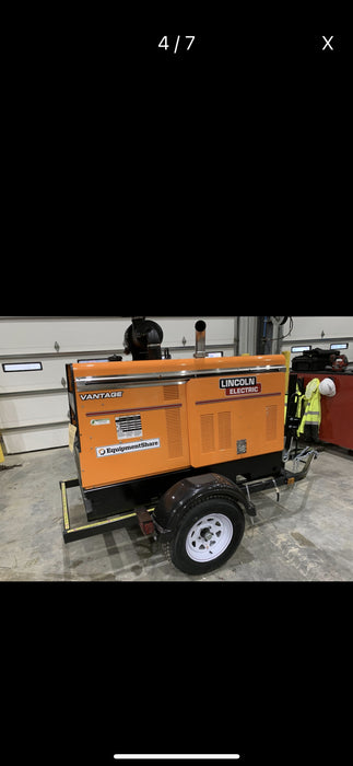 2021 Lincoln Electric Vantage 549X Ready Pak 3, ORANGE (includes trailer, cable rack, fender light kit)