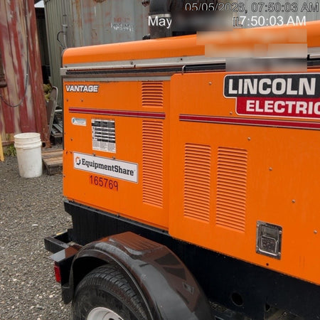 2021 Lincoln Electric Vantage 549X Ready Pak 3, ORANGE (includes trailer, cable rack, fender light kit)